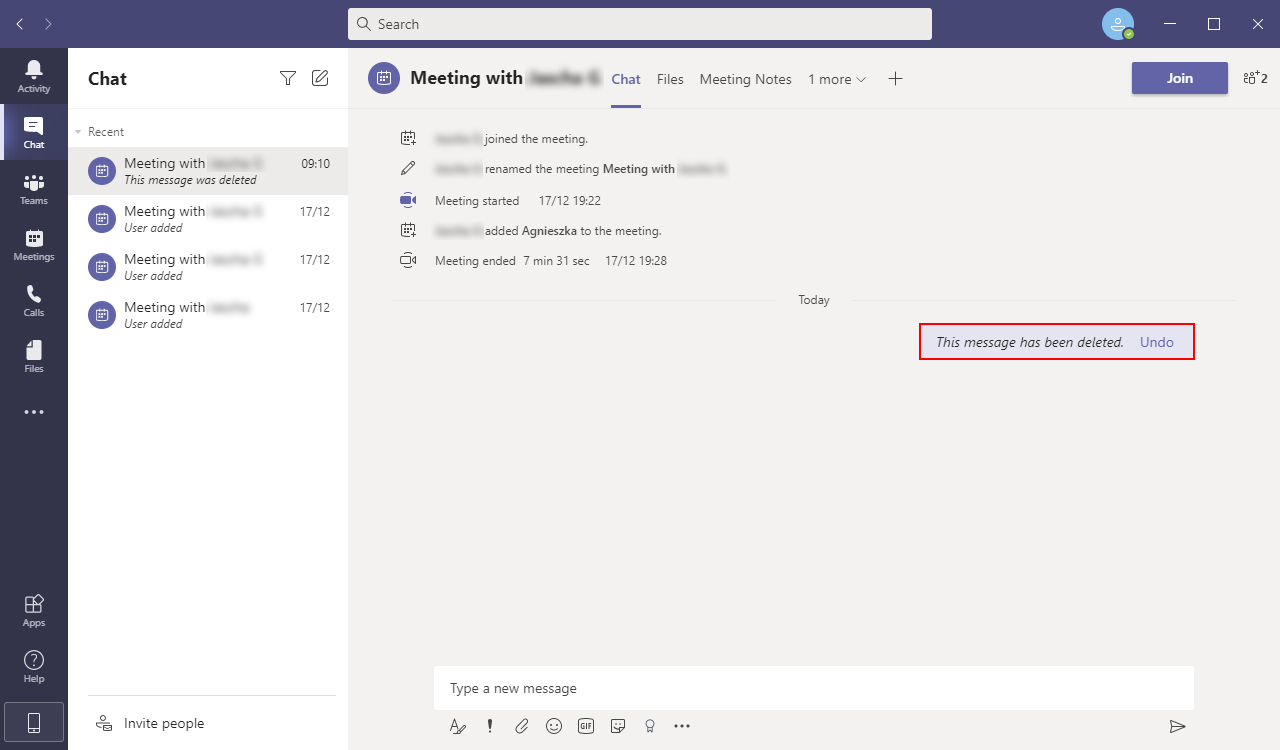 how to delete a message you sent on microsoft teams